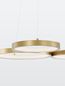 Preview: Nova Luce MAGNUS LED Pendelleuchte Messing 28W Warmweiss 55x51,5x120cm dimmbar 9248116