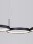 Preview: Nova Luce MAGNUS LED Pendelleuchte Schwarz 41W Warmweiss 84x32x120cm dimmbar 9248117