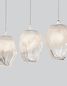 Preview: Nova Luce ICE Pendelleuchte G9 5-fach Weiß 84x12x180cm dimmbar 9260235