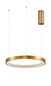 Preview: Nova Luce PRESTON LED Pendelleuchte Gold 30W Warmweiss 120x40cm dimmbar 9285401