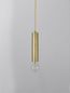 Preview: Nova Luce NORWAY Pendelleuchte E27 Gold 180x4,5cm dimmbar 9287946