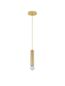 Preview: Nova Luce NORWAY Pendelleuchte E27 Gold 180x4,5cm dimmbar 9287946