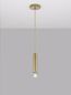 Preview: Nova Luce NORWAY Pendelleuchte E27 Gold 180x4,5cm dimmbar 9287946