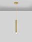 Preview: Nova Luce NORWAY Pendelleuchte E27 Gold 180x4,5cm dimmbar 9287947