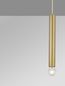 Preview: Nova Luce NORWAY Pendelleuchte E27 Gold 180x4,5cm dimmbar 9287947