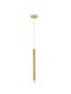 Preview: Nova Luce NORWAY Pendelleuchte E27 Gold 180x4,5cm dimmbar 9287948