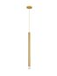 Preview: Nova Luce NORWAY Pendelleuchte E27 Gold 180x4,5cm dimmbar 9287949