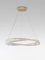 Preview: Nova Luce AURELIA LED Pendelleuchte Gold 43W Neutralweiss 120x80cm dimmbar 9333062