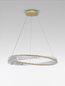 Preview: Nova Luce AURELIA LED Pendelleuchte Gold 43W Neutralweiss 120x80cm dimmbar 9333062