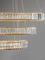 Preview: Nova Luce AURELIA LED Pendelleuchte Gold 92W Neutralweiss 150x80cm dimmbar 9333069