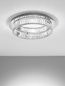 Preview: Nova Luce AURELIA LED Deckenleuchte Chrom 41W Neutralweiss 12x60cm dimmbar 9333072