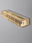 Preview: Nova Luce AURELIA LED Wandleuchte Gold 19W Neutralweiss 12x7,6x60cm 9333074