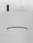 Preview: Nova Luce TARQUIN LED Pendelleuchte Schwarz 37W Warmweiss 200x60cm dimmbar 9345601