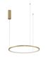 Preview: Nova Luce TARQUIN LED Pendelleuchte Messing 37W Warmweiss 200x60cm dimmbar 9345602