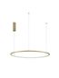 Preview: Nova Luce TARQUIN LED Pendelleuchte Messing 46W Warmweiss 200x80cm dimmbar 9345606