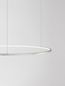 Preview: Nova Luce TARQUIN LED Pendelleuchte Silber 59W Warmweiss 200x100cm dimmbar 9345611