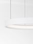 Preview: Nova Luce PERRINE LED Pendelleuchte Weiß 22W Warmweiss 150x40cm dimmbar 9345613