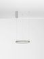 Preview: Nova Luce PERRINE LED Pendelleuchte Silber 22W Warmweiss 150x40cm dimmbar 9345614