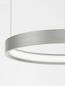 Preview: Nova Luce PERRINE LED Pendelleuchte Silber 22W Warmweiss 150x40cm dimmbar 9345614