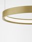 Preview: Nova Luce PERRINE LED Pendelleuchte Gold 22W Warmweiss 150x40cm dimmbar 9345615