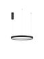 Preview: Nova Luce PERRINE LED Pendelleuchte Schwarz 40W Warmweiss 150x60cm dimmbar 9345616