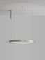 Preview: Nova Luce PERRINE LED Pendelleuchte Silber 40W Warmweiss 150x60cm dimmbar 9345618