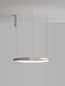 Preview: Nova Luce PERRINE LED Pendelleuchte Silber 40W Warmweiss 150x60cm dimmbar 9345618