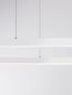 Preview: Nova Luce CUPPE LED Pendelleuchte Weiß 56W Warmweiss 120x35x200cm dimmbar 9345625