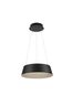 Preview: Nova Luce ALBA LED Pendelleuchte Schwarz 42W Warmweiss 200x42cm dimmbar 9345656