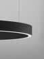 Preview: Nova Luce ELOWEN LED Pendelleuchte Schwarz 60W Warmweiss 150x60cm dimmbar 9345660