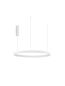 Preview: Nova Luce ELOWEN LED Pendelleuchte Weiss 77W Warmweiss 150x80cm dimmbar 9345663