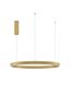 Preview: Nova Luce ELOWEN LED Pendelleuchte Gold 77W Warmweiss 150x80cm dimmbar 9345665