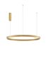 Preview: Nova Luce ELOWEN LED Pendelleuchte Gold 106W Warmweiss 200x98cm dimmbar 9345669