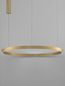 Preview: Nova Luce ELOWEN LED Pendelleuchte Gold 106W Warmweiss 200x98cm dimmbar 9345669