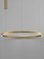 Preview: Nova Luce ELOWEN LED Pendelleuchte Gold 106W Warmweiss 200x98cm dimmbar 9345669