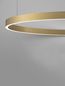 Preview: Nova Luce ELOWEN LED Pendelleuchte Gold 106W Warmweiss 200x98cm dimmbar 9345669