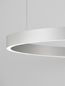 Preview: Nova Luce ELOWEN LED Pendelleuchte Silber 106W Warmweiss 200x98cm dimmbar 9345670