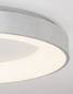 Preview: Nova Luce RANDO THIN LED Deckenleuchte Silber 50W Warmweiss 9x60cm dimmbar 9353856