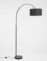 Preview: Nova Luce SAMA Stehlampe E27 Schwarz 90x34x180cm 9401652