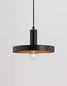 Preview: Nova Luce GARNI Pendelleuchte E27 Schwarz 120x25cm dimmbar 9417053