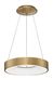 Preview: Nova Luce RANDO THIN LED Pendelleuchte Gold 30W Warmweiss 120x38cm dimmbar 9453432