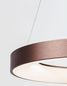 Preview: Nova Luce RANDO THIN LED Pendelleuchte Kaffeebraun 30W Warmweiss 120x38cm dimmbar 9453433