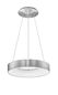 Preview: Nova Luce RANDO THIN LED Pendelleuchte Silber 30W Warmweiss 120x38cm dimmbar 9453434