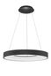 Preview: Nova Luce RANDO THIN LED Pendelleuchte Schwarz 50W Neutralweiss 120x60cm dimmbar 9453451