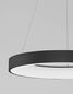 Preview: Nova Luce RANDO THIN LED Pendelleuchte Schwarz 50W Neutralweiss 120x60cm dimmbar 9453451