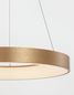 Preview: Nova Luce RANDO THIN LED Pendelleuchte Gold 50W Warmweiss 120x60cm dimmbar 9453454