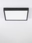 Preview: Nova Luce ITOS LED Deckenleuchte Schwarz 32W Warmweiss 40x40x4,5cm 9501211