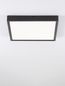 Preview: Nova Luce ITOS LED Deckenleuchte Schwarz 32W Warmweiss 40x40x4,5cm 9501211