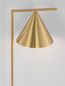 Preview: Nova Luce SWAY Tischleuchte E27 Gold 19x26x60cm 9501235