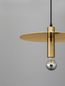 Preview: Nova Luce ROYAL Pendelleuchte E27 Gold 180x35cm dimmbar 9501241